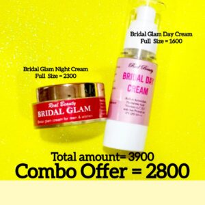 Combo 9 (Bridal Glam Night Cream Full Size + Bridal Glam Day Cream Full Size)