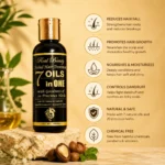 7 Oils in One Herbal Hair Treatment Oil – Reduce Hair Fall & Promote Healthy Hair Growth | Real Beauty - Image 3
