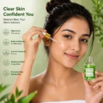 Real Beauty Anti Acne Tea Tree Oil Serum | 100% Organic | Acne Control & Blemish Care | 15ml - Image 2