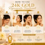 Real Beauty 24K Gold Rejuvenate Treatment Spray | Brightening & Moisturizing Face Mist | For All Skin Types | 85 ml - Image 4