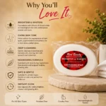 Real Beauty Brighten & Whiten Soap with Arbutin & Niacinamide | Skin Brightening & Even Tone Cleansing Bar | Instant Glow Soap | Suitable for Face & Body - Image 3