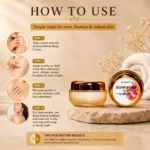 Real Beauty Glow Bomb Body Cream for Dark Underarms, Neck, Elbows, Knees & Inner Thighs | Brightening & Even Tone Body Care Cream | 40g - Image 3